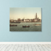 Toile Vue générale d'Anvers II, Belgique (Insitu (Plancher de Bois))