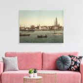 Toile Vue générale d'Anvers II, Belgique (Insitu(Salon))