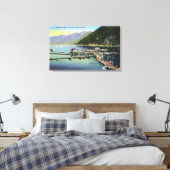 Toile Vue générale de la baie de Horseshoe et du port su (Insitu(Chambre))