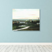 Toile Vue générale de la ville (Insitu (Plancher de Bois))
