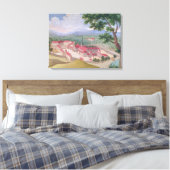 Toile Vue générale de l'abbaye depuis l'est (Insitu(Chambre))