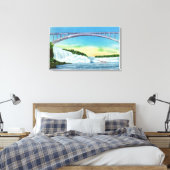 Toile Vue générale des chutes et de l'arc-en-ciel (Insitu(Chambre))