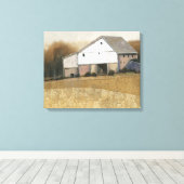 Toile Vue Grange blanche (Insitu (Plancher de Bois))