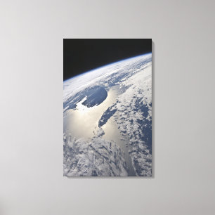 Toile vue Haut-oblique de la péninsule de Gaspé