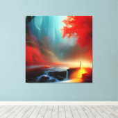 Toile Vue imprenable sur la beauté (Insitu (Plancher de Bois))