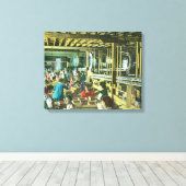Toile Vue intérieure de la cannerie de verger de Flicken (Insitu (Plancher de Bois))
