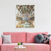 Toile Vue intérieure de la chapelle Sixtine (Insitu(Salon))