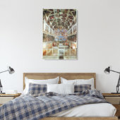 Toile Vue intérieure de la chapelle Sixtine (Insitu(Chambre))