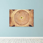 Toile Vue intérieure de la coupole dans la chapelle (Insitu (Plancher de Bois))