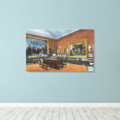 Toile Vue intérieure de la salle de pèlerinage (Insitu (Plancher de Bois))
