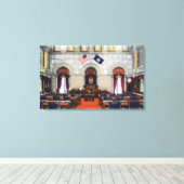 Toile Vue intérieure de la salle du Sénat du Capitole d' (Insitu (Plancher de Bois))