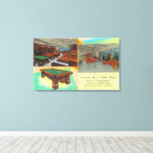 Toile Vue intérieure de la table de billard Newark (Insitu (Plancher de Bois))