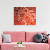 Toile Vue Intérieure De L'Artère Avec Cellules De Sang R (Insitu(Salon))