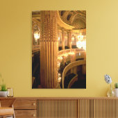 Toile Vue intérieure de l'Opéra vers l'extérieur (Insitu(Salon))