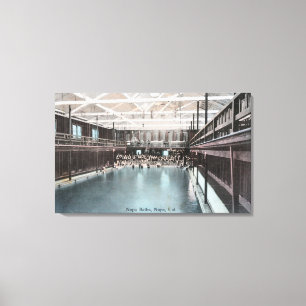 Toile Vue intérieure des bains NapaNapa, CA