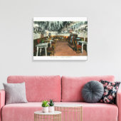 Toile Vue intérieure du grill de la grotte (Insitu(Salon))