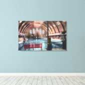 Toile Vue intérieure du NatatoriumBoise, ID (Insitu (Plancher de Bois))