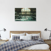 Toile Vue intérieure du pavillon de baignade (Insitu(Chambre))