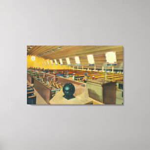 Toile Vue intérieure du Sunset Bowling Center