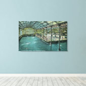 Toile Vue intérieure sur les bains de métro intérieurs (Insitu (Plancher de Bois))