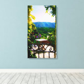 Toile Vue jardin Provence (Insitu (Plancher de Bois))