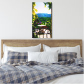 Toile Vue jardin Provence (Insitu(Chambre))
