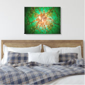 Toile Vue Microscopique De Plusieurs Cellules Nerveuses  (Insitu(Chambre))
