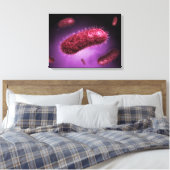 Toile Vue Microscopique Des Bactéries 2 (Insitu(Chambre))