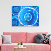Toile Vue Microscopique Des Cellules B Humaines 1 (Insitu(Salon))