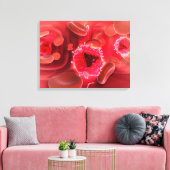 Toile Vue Microscopique Du Virus Du VIH À L'Intérieur De (Insitu(Salon))