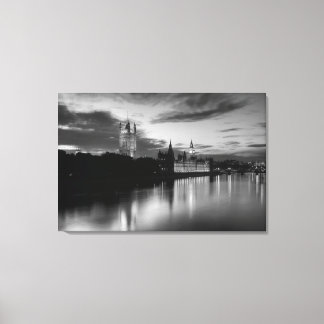 Toile Vue nocturne de Big Ben
