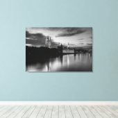 Toile Vue nocturne de Big Ben (Insitu (Plancher de Bois))