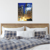 Toile Vue nocturne de Chicago (Insitu(Chambre))