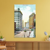 Toile Vue nord de la deuxième avenue de Pike Street (Insitu(Salon))