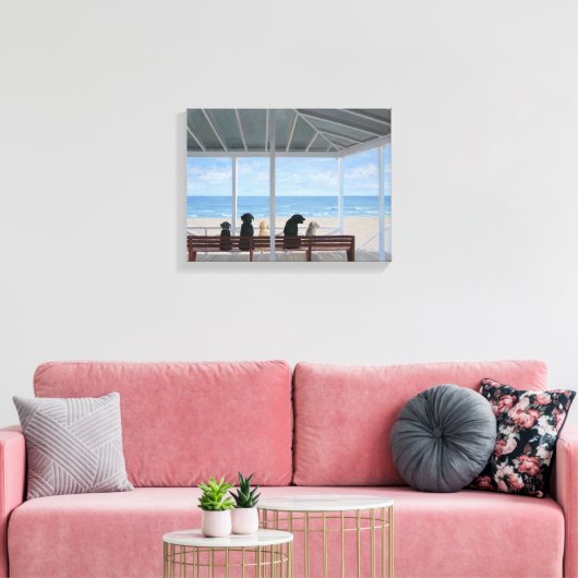 Toile Vue oeil chien (Insitu(Salon))