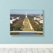 Toile Vue panoramique de Washington DC (Insitu (Plancher de Bois))