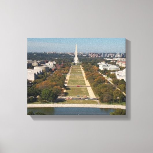 Toile Vue panoramique de Washington DC (Recto)