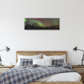 Toile Vue panoramique des aurores boréales en Alaska (Insitu(Chambre))