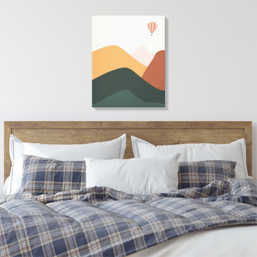 Toile Vue panoramique du ballon (Insitu(Chambre))