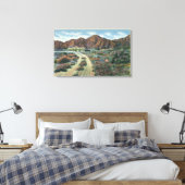 Toile Vue panoramique du désert de Californie (Insitu(Chambre))