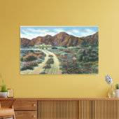 Toile Vue panoramique du désert de Californie (Insitu(Salon))