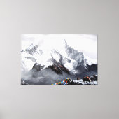 Toile Vue Panoramique Sur Everest Mountain (Recto)