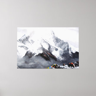 Toile Vue Panoramique Sur Everest Mountain