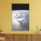 Toile Vue panoramique sur l'île d'Hispaniola (Insitu(Salon))