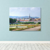 Toile Vue Panoramique Sur Vienne Autriche Du Belvedere (Insitu (Plancher de Bois))