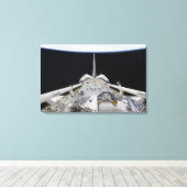 Toile Vue partielle de la navette spatiale (Insitu (Plancher de Bois))