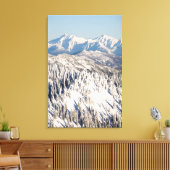 Toile Vue Pittoresque sur les montagnes et les arbres de (Insitu(Salon))