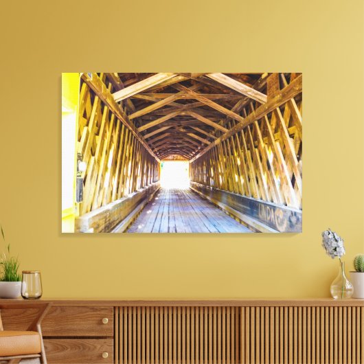 Toile Vue Pont couvert (Insitu(Salon))