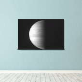 Toile Vue rapprochée de la planète Jupiter (Insitu (Plancher de Bois))