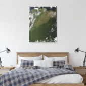 Toile Vue satellite de la Colombie-Est (Insitu(Chambre))